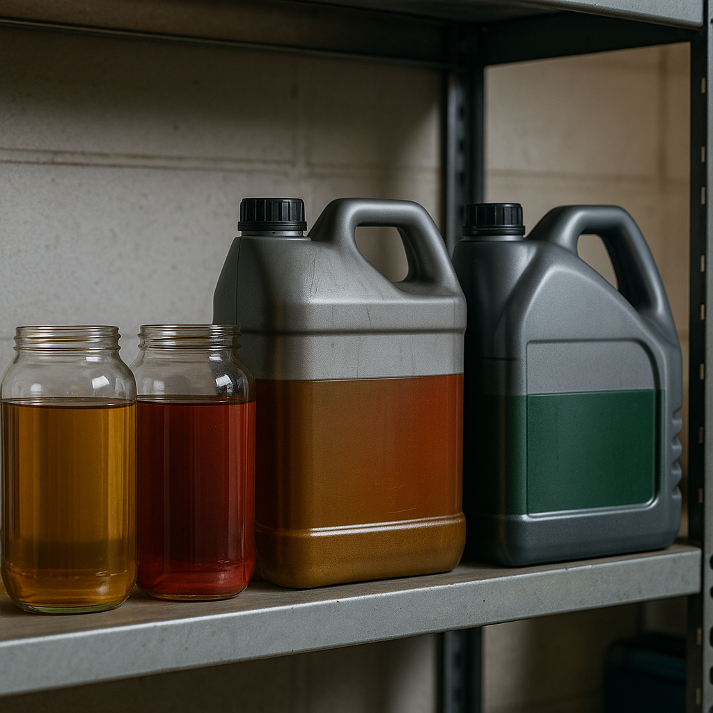 Informe de laboratorio de análisis de aceite en camiones con parámetros clave